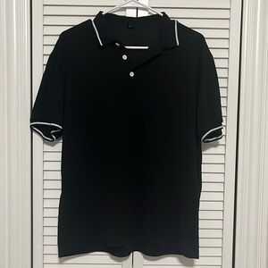 SHEIN Black Polo Shirt